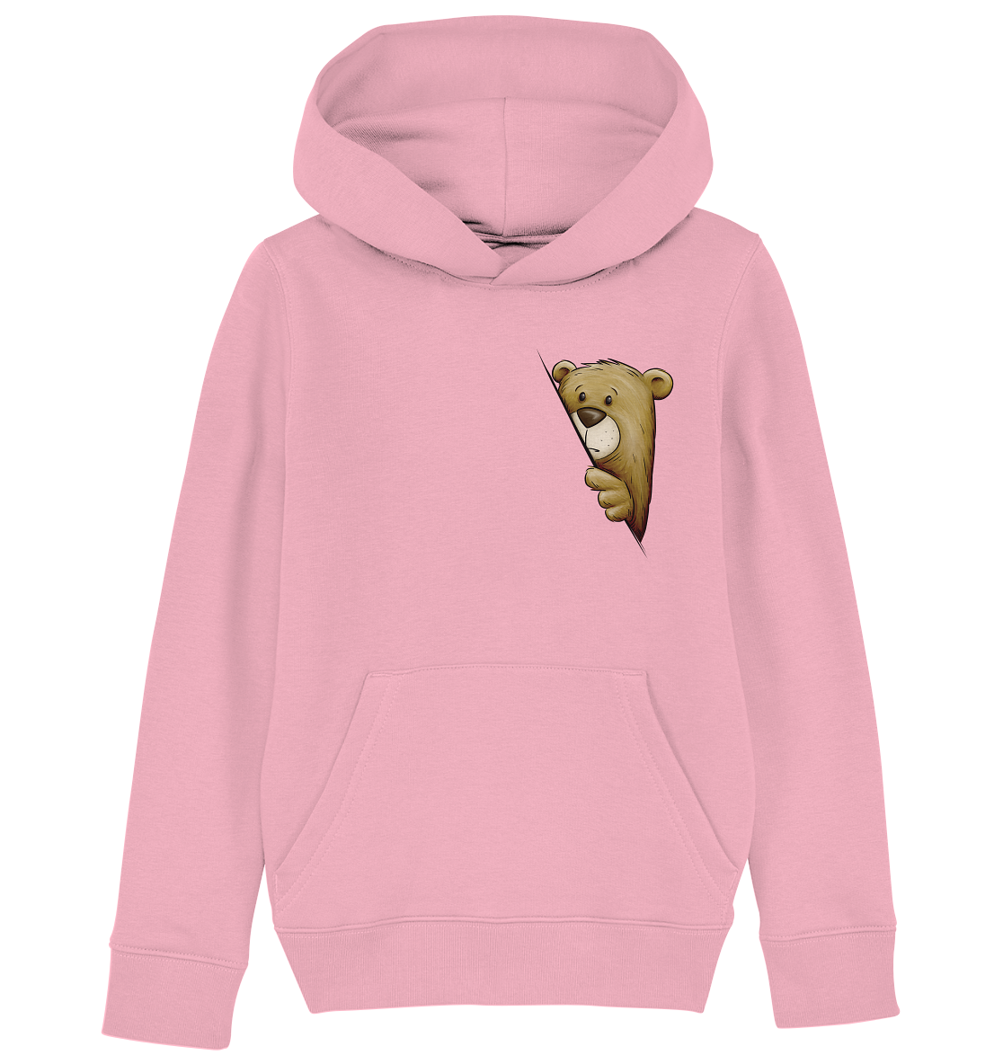 Funky Bär Illustration - Kids Organic Hoodie
