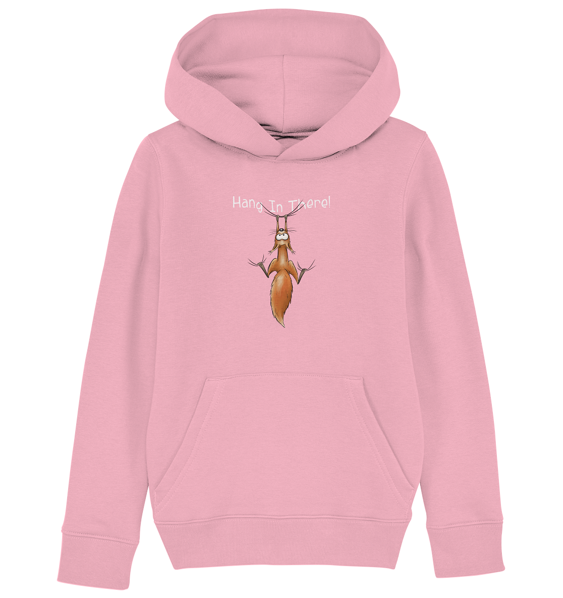 Hang In There | Lässiges Eichhörnchen - Kids Organic Hoodie