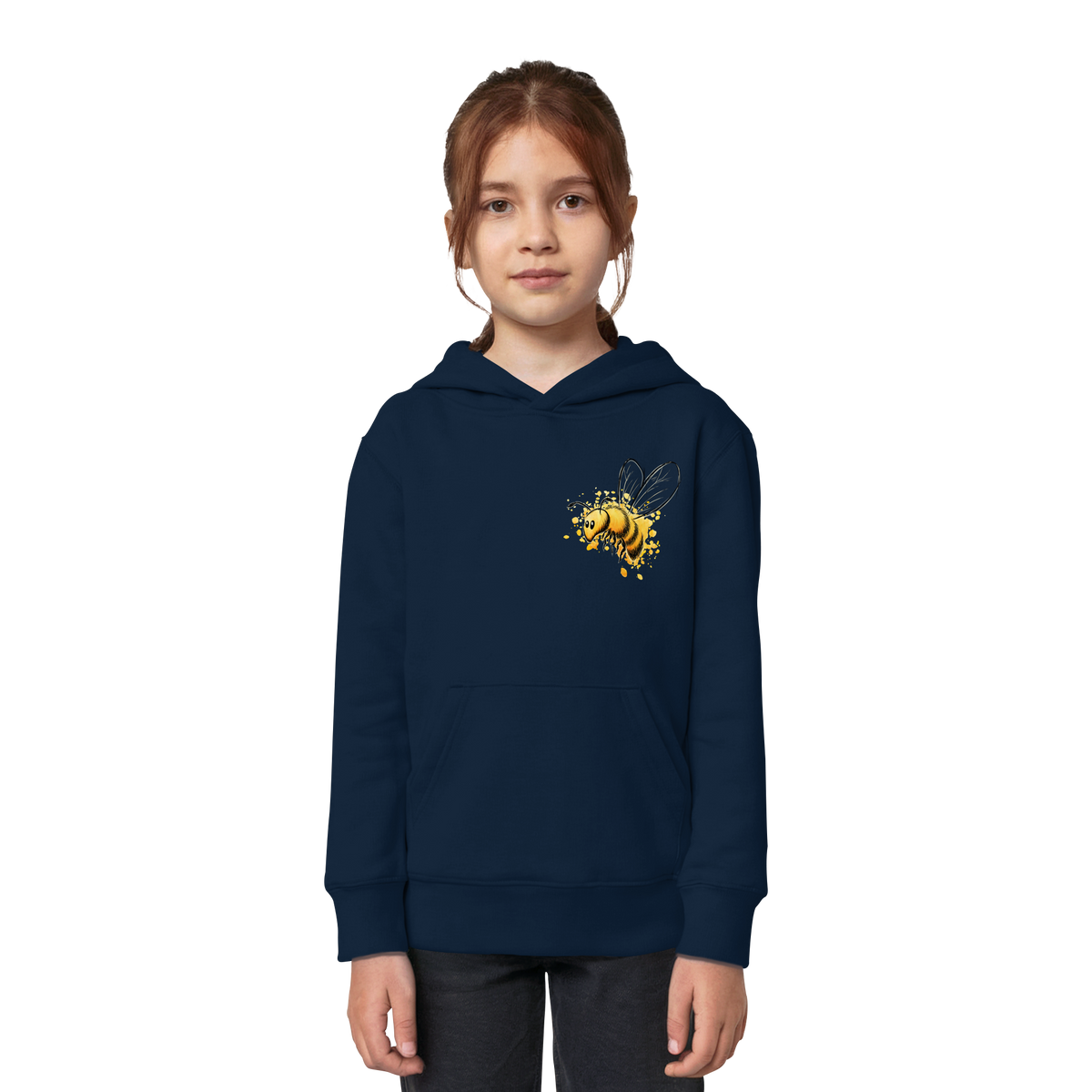 Lässige kleine Honig-Biene - Kids Organic Hoodie