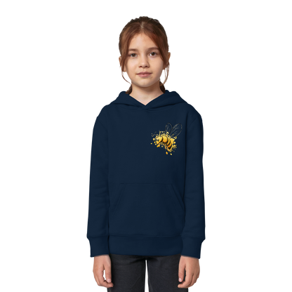 Lässige kleine Honig-Biene - Kids Organic Hoodie