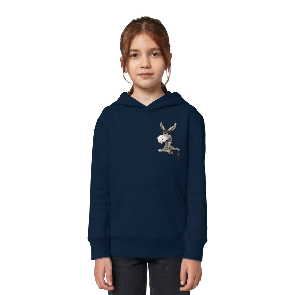 Lustiger lässiger Esel - Kids Organic Hoodie