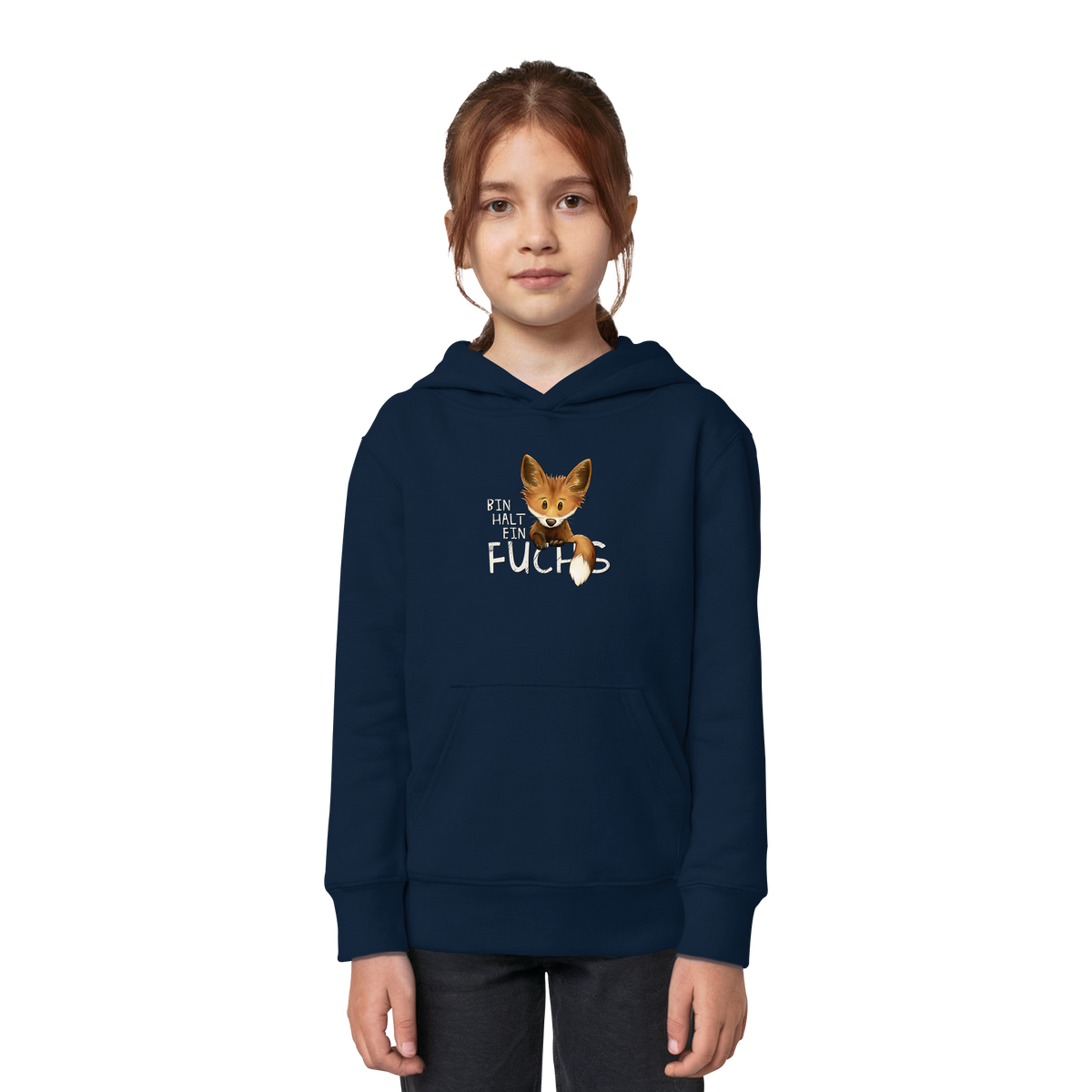Bin halt ein Fuchs - Kids Organic Hoodie