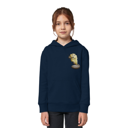 Lustiger frecher Biber - Kids Organic Hoodie