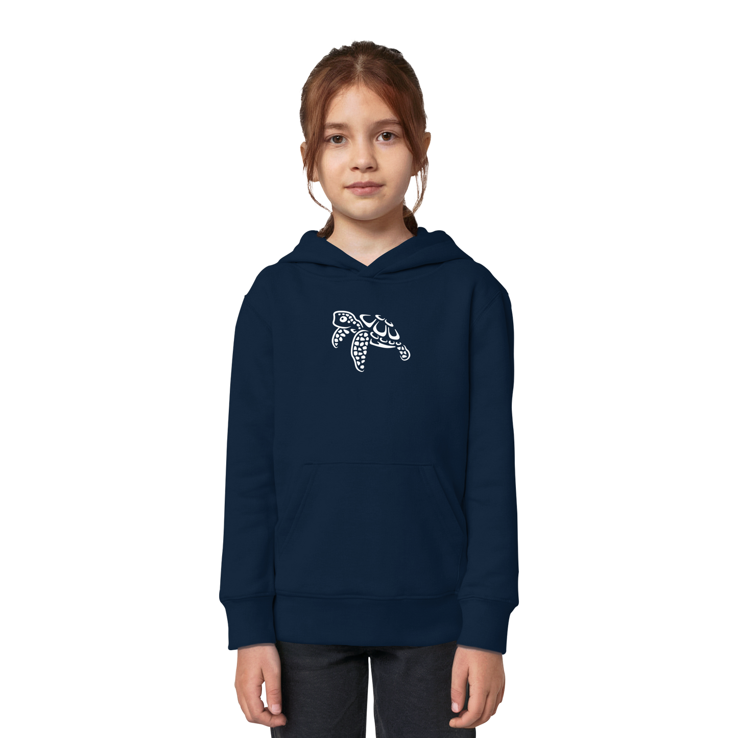 schwimmende Meeres-Schildkröte - Kids Organic Hoodie