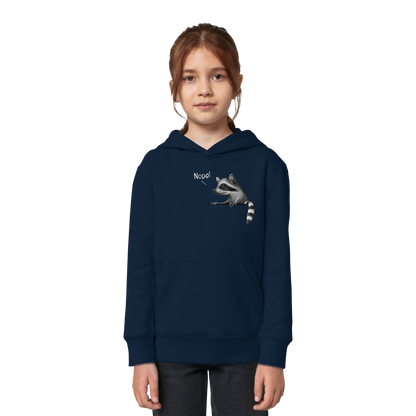 Nope! Frecher verwegener Waschbär - Kids Organic Hoodie