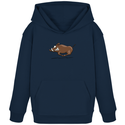 sauwildes Wildschwein | Wildsau  - Kids Organic Hoodie