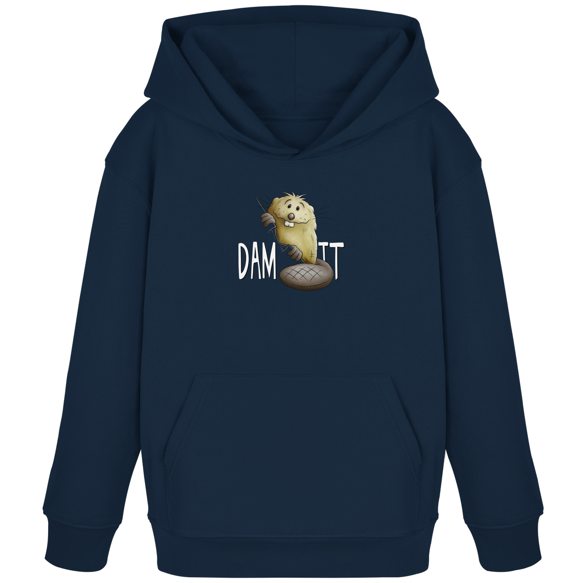 Dam It Verdammt Lustiger Biber - Kids Organic Hoodie