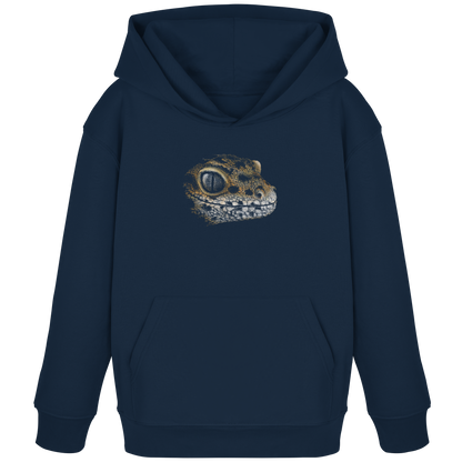 Leopard Gecko Skizze Kritzelkunst - Kids Organic Hoodie