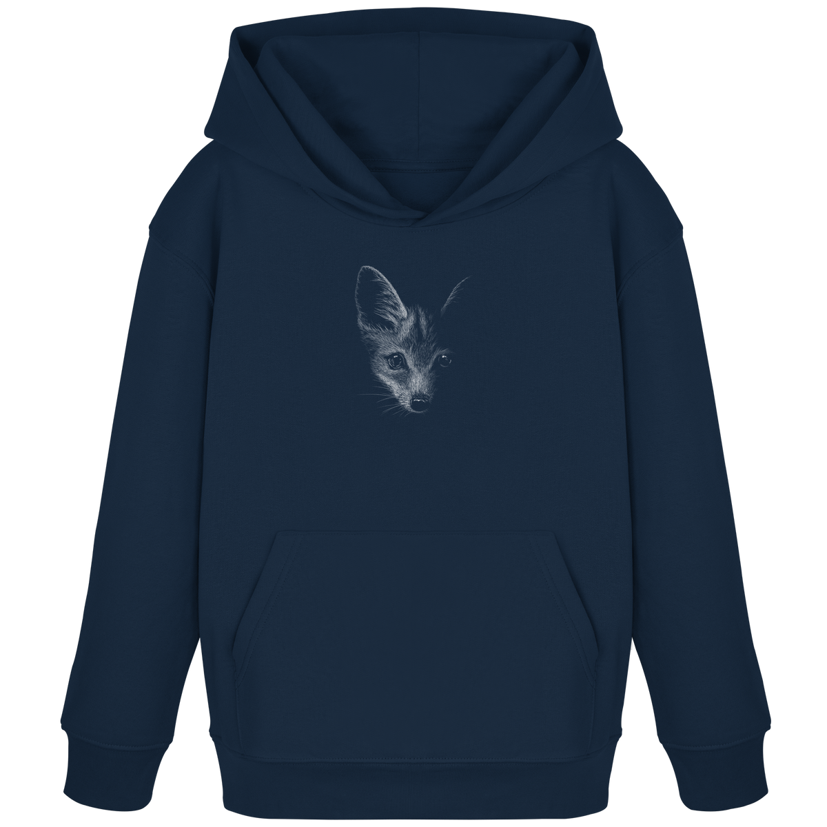Fuchs Kritzelkunst Illustration - Kids Organic Hoodie