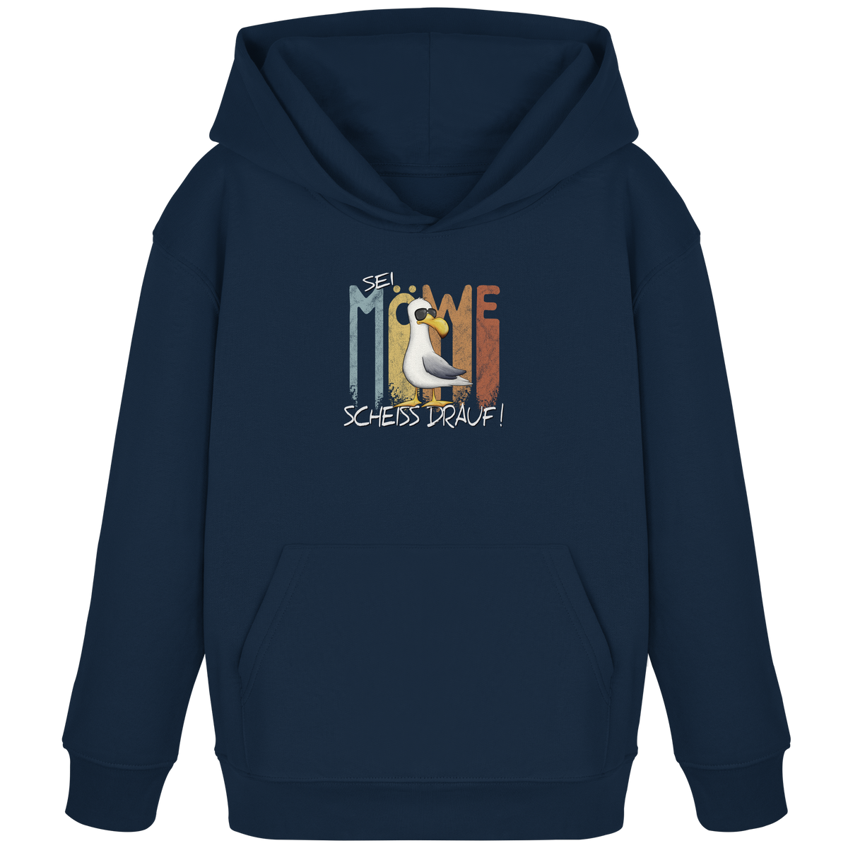 Sei Möwe Scheiß Drauf  - Kids Organic Hoodie