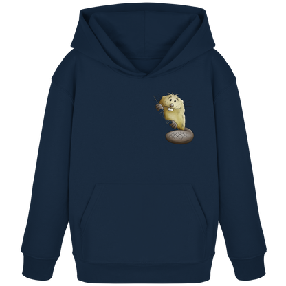 Lustiger frecher Biber - Kids Organic Hoodie