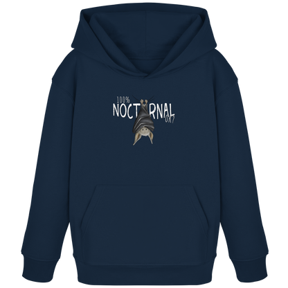 100% nachtaktive Fledermaus - Kids Organic Hoodie