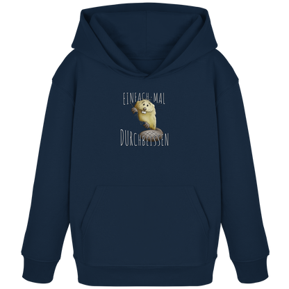 Einfach mal Durchbeissen Biber - Kids Organic Hoodie