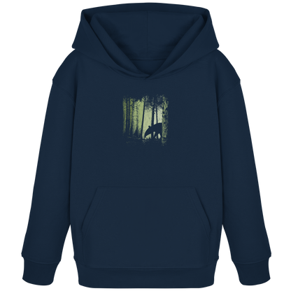 Lässiger Tapir im Zwielicht Wald - Kids Organic Hoodie