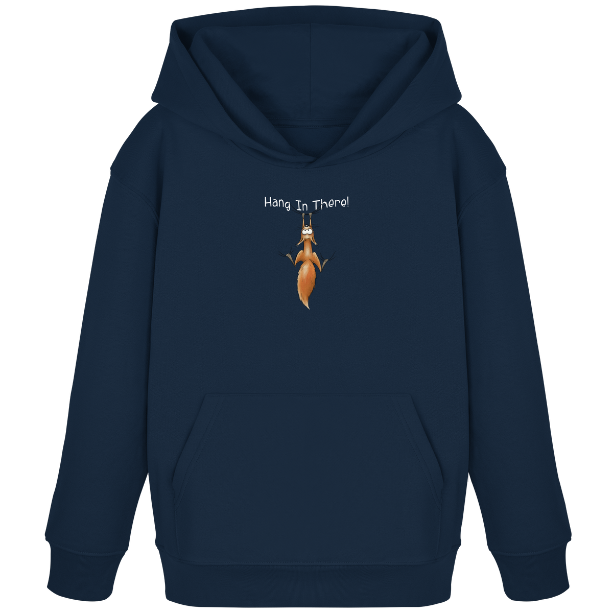 Hang In There | Lässiges Eichhörnchen - Kids Organic Hoodie