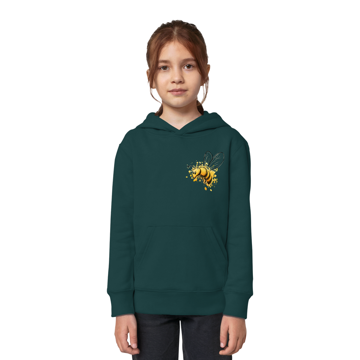 Lässige kleine Honig-Biene - Kids Organic Hoodie