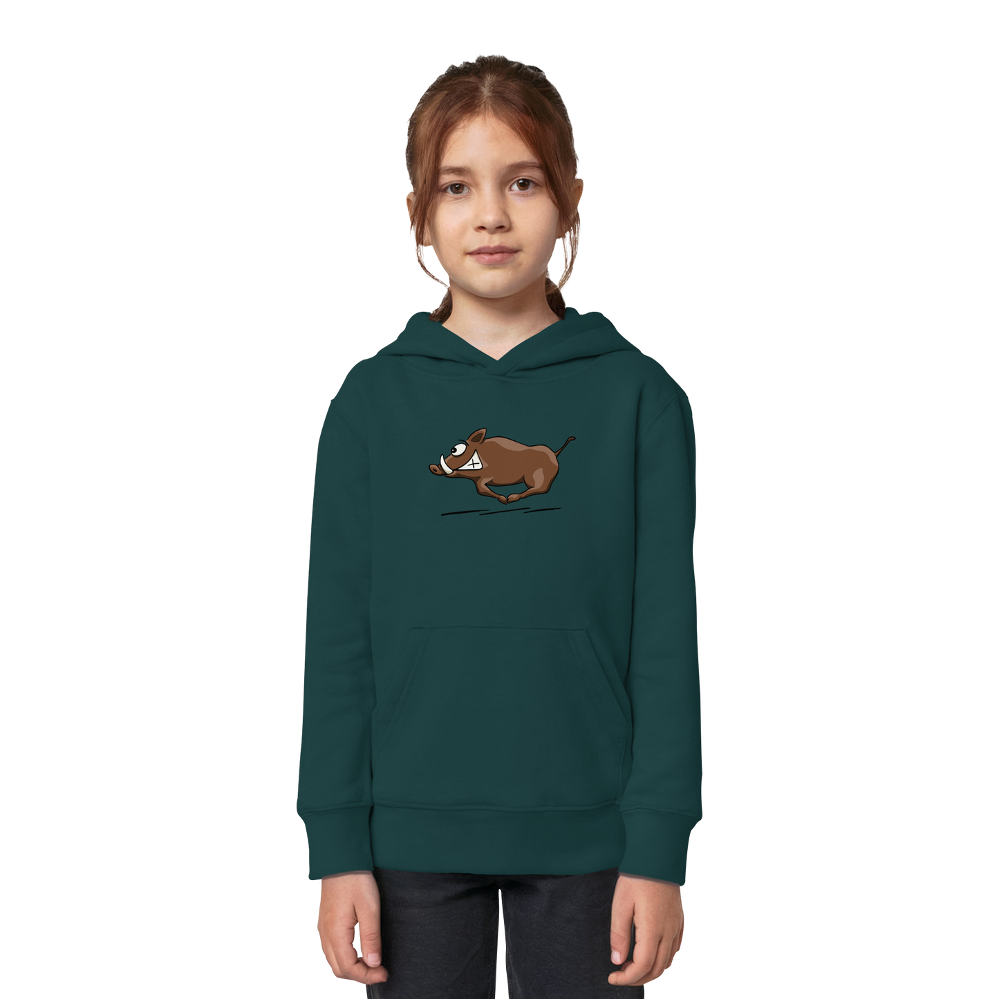 sauwildes Wildschwein | Wildsau  - Kids Organic Hoodie