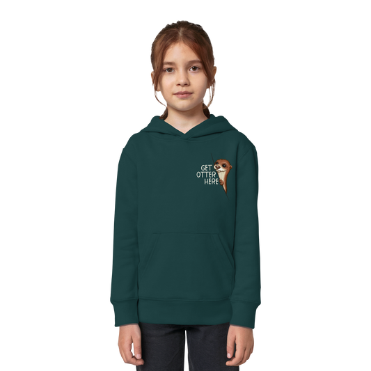 Get Otter Here | Lustiger Otter Kalauer - Kids Organic Hoodie