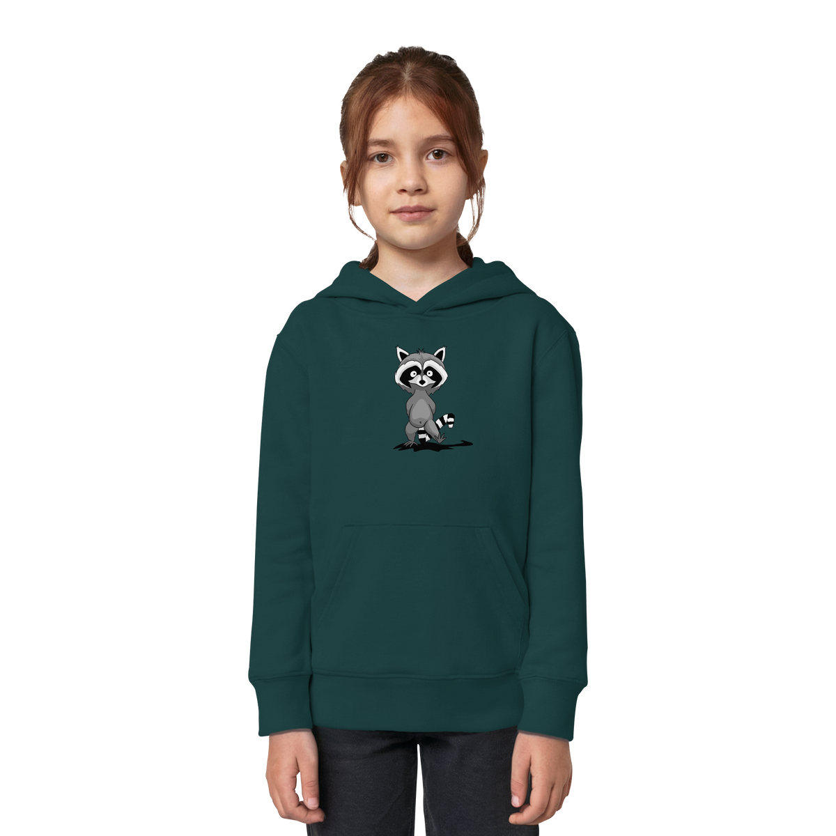Frecher kleiner Waschbär - Kids Organic Hoodie