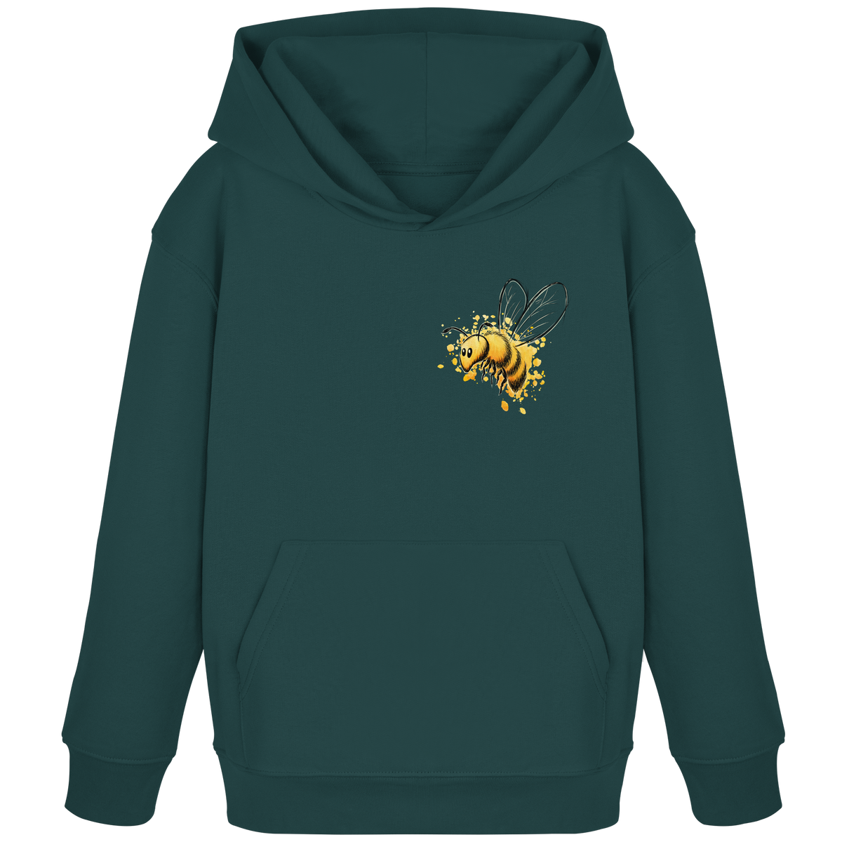 Lässige kleine Honig-Biene - Kids Organic Hoodie