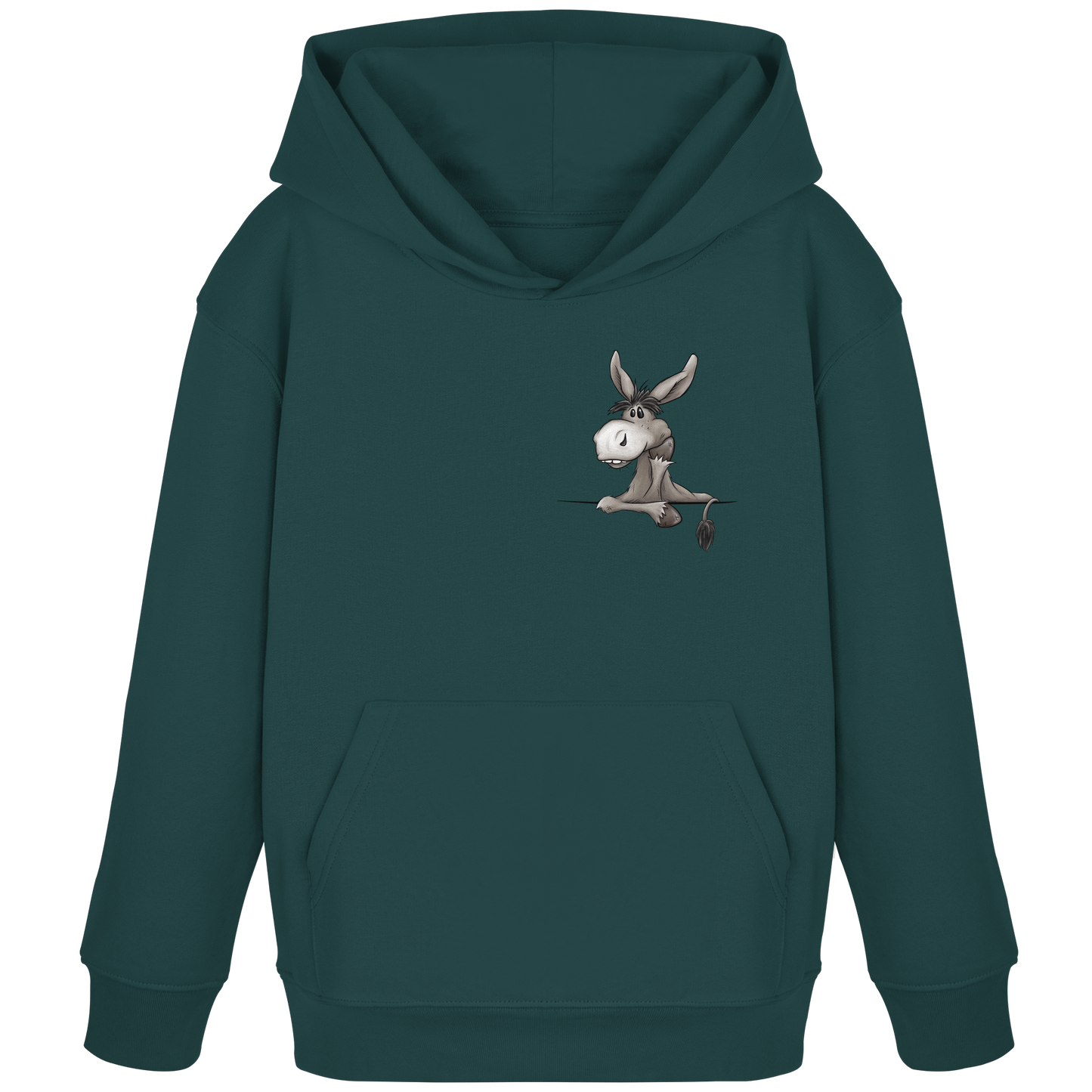 Lustiger lässiger Esel - Kids Organic Hoodie