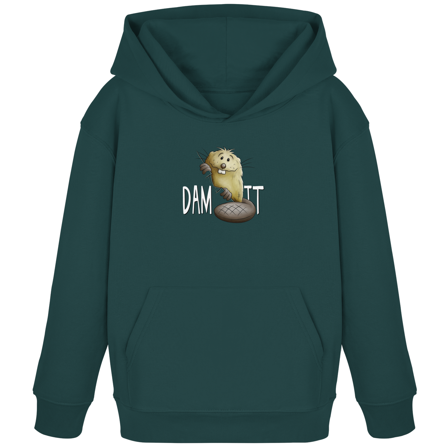 Dam It Verdammt Lustiger Biber - Kids Organic Hoodie