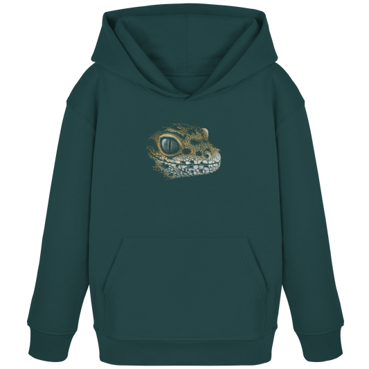 Leopard Gecko Skizze Kritzelkunst - Kids Organic Hoodie