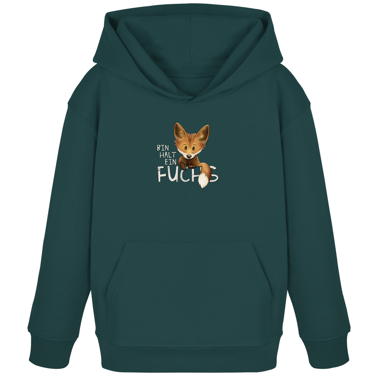 Bin halt ein Fuchs - Kids Organic Hoodie