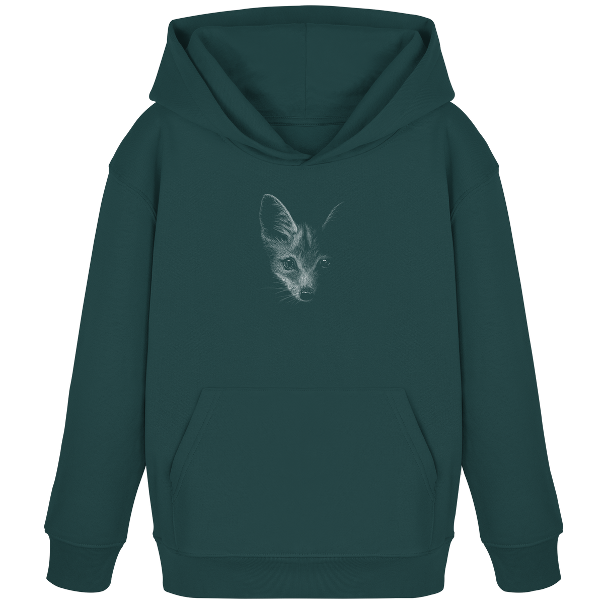 Fuchs Kritzelkunst Illustration - Kids Organic Hoodie