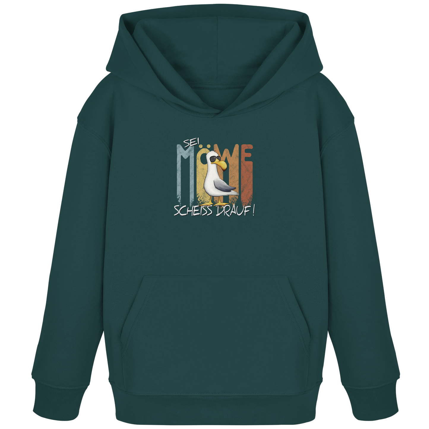 Sei Möwe Scheiß Drauf  - Kids Organic Hoodie