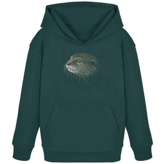 Otter Bleistift Zeichnung KritzelKunst - Kids Organic Hoodie