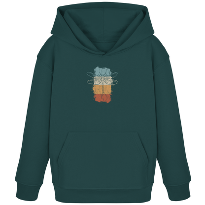 Retro Kunst Libelle | Vintage Dragonfly - Kids Organic Hoodie