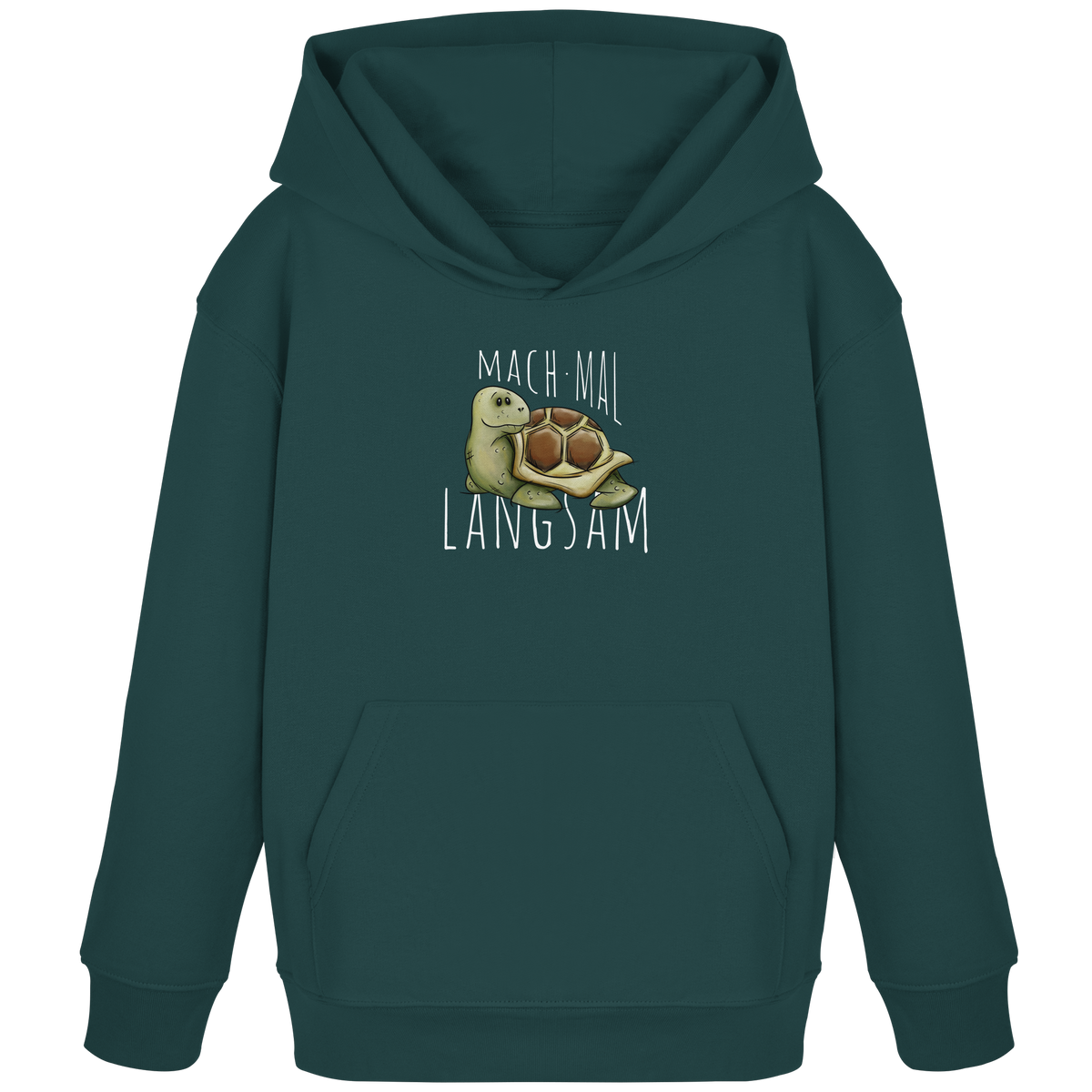 Mach mal langsam Schildkröte - Kids Organic Hoodie