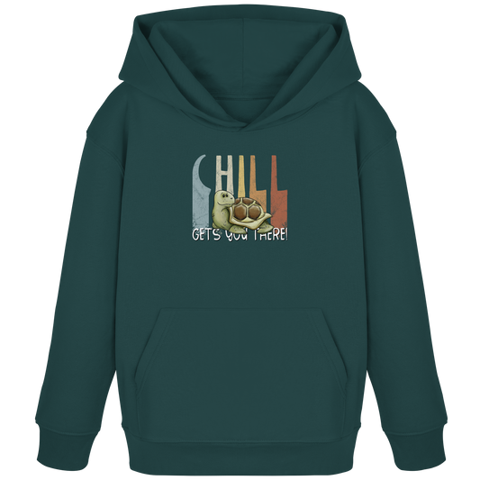 Gechillt gemütliche Schildkröte - Kids Organic Hoodie