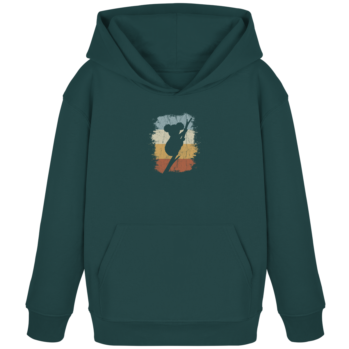 Retro kletternder Koala-Bär - Kids Organic Hoodie