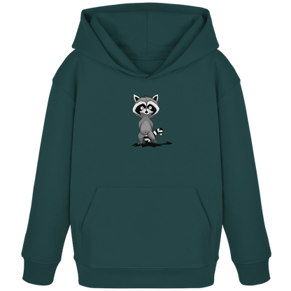 Frecher kleiner Waschbär - Kids Organic Hoodie
