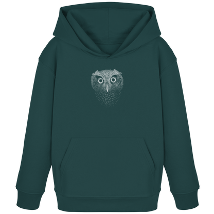 Eule Kritzelkunst Illustration - Kids Organic Hoodie