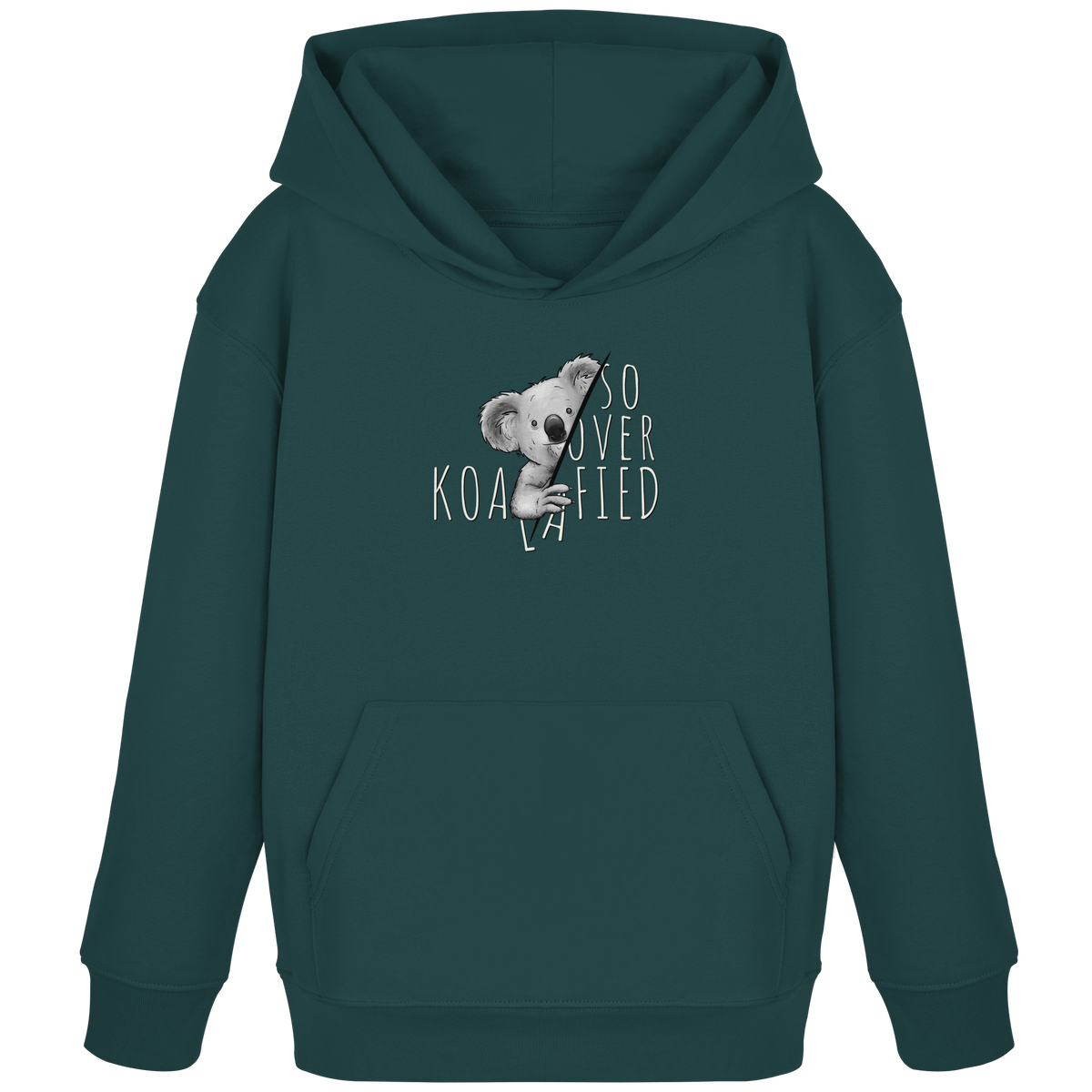 So Over-Koalafied Koala - Kids Organic Hoodie