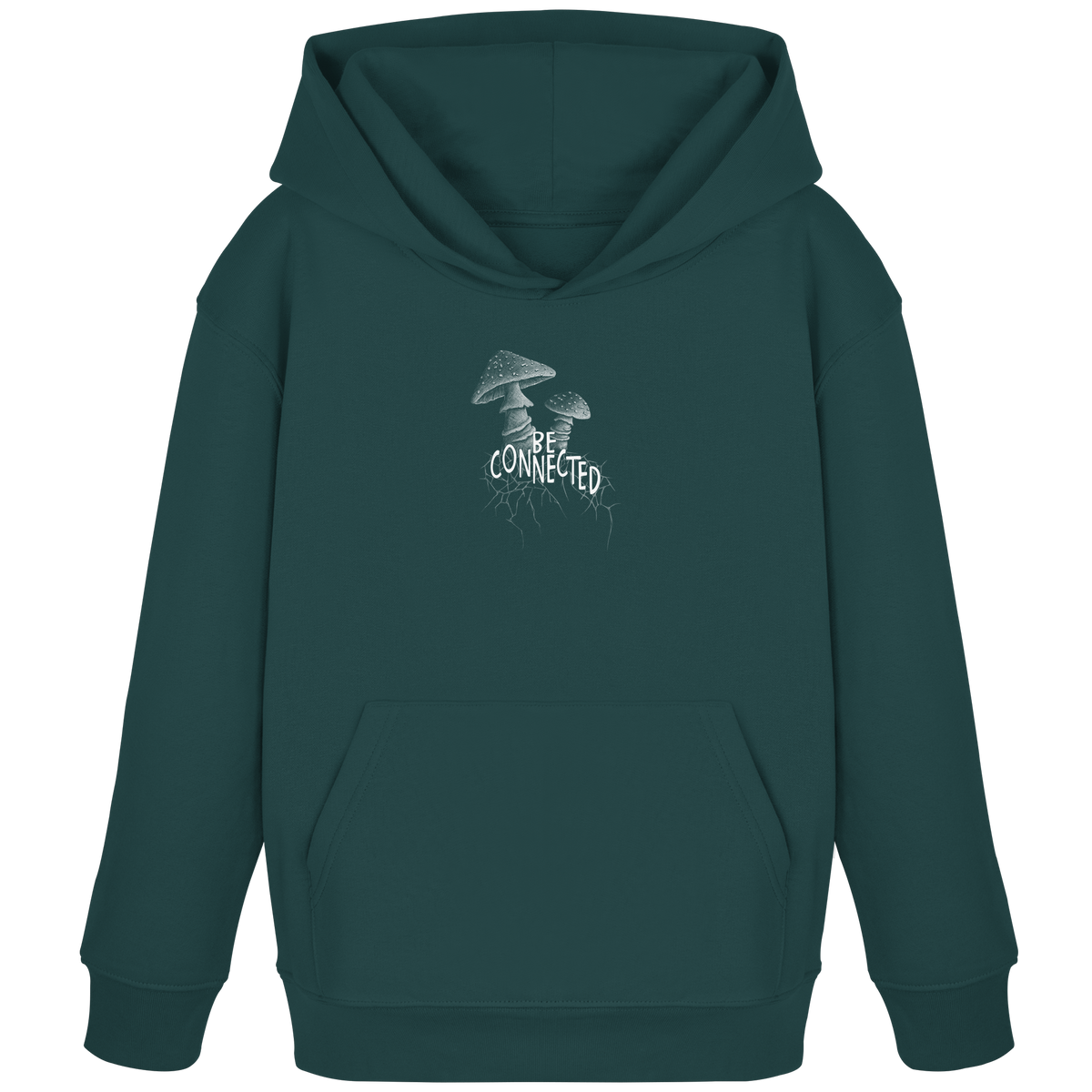 Be Connected Panther-Pilz - Kids Organic Hoodie