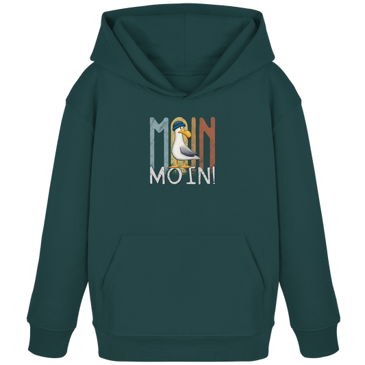 Moin Moin norddeutsche Möwe - Kids Organic Hoodie