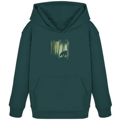 Lässiger Tapir im Zwielicht Wald - Kids Organic Hoodie