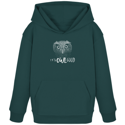 OWL Good | Kritzel-Kunst-Eule - Kids Organic Hoodie