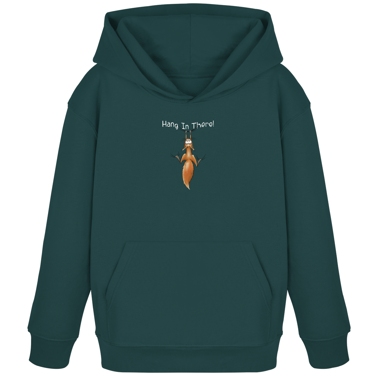 Hang In There | Lässiges Eichhörnchen - Kids Organic Hoodie