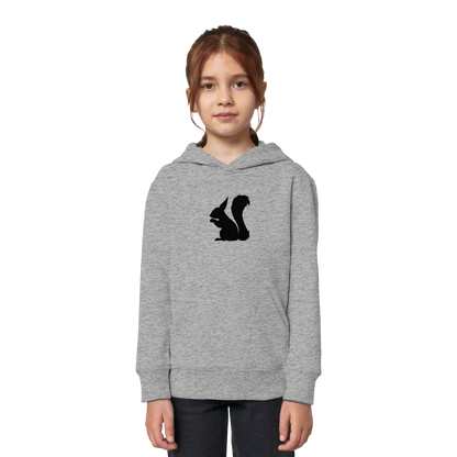 Eichhörnchen Silhouette - Kids Organic Hoodie