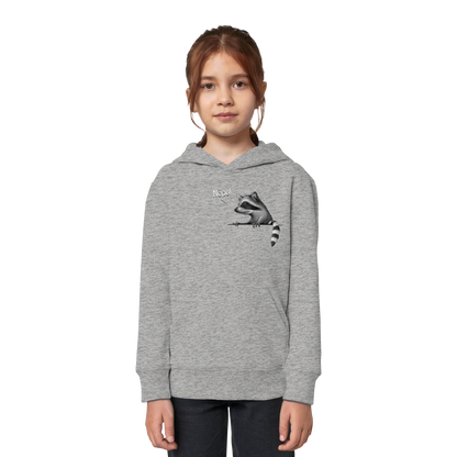 Nope! Frecher verwegener Waschbär - Kids Organic Hoodie