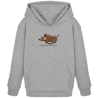 sauwildes Wildschwein | Wildsau  - Kids Organic Hoodie