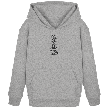 Lustiger Haufen aus Schabracken-Tapiren - Kids Organic Hoodie
