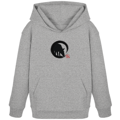 Zen Tapir im japanischen Enso Kreis - Kids Organic Hoodie