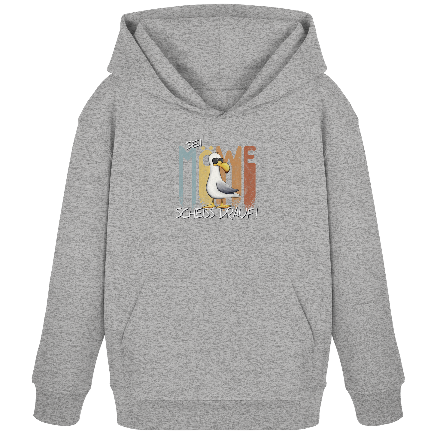 Sei Möwe Scheiß Drauf  - Kids Organic Hoodie