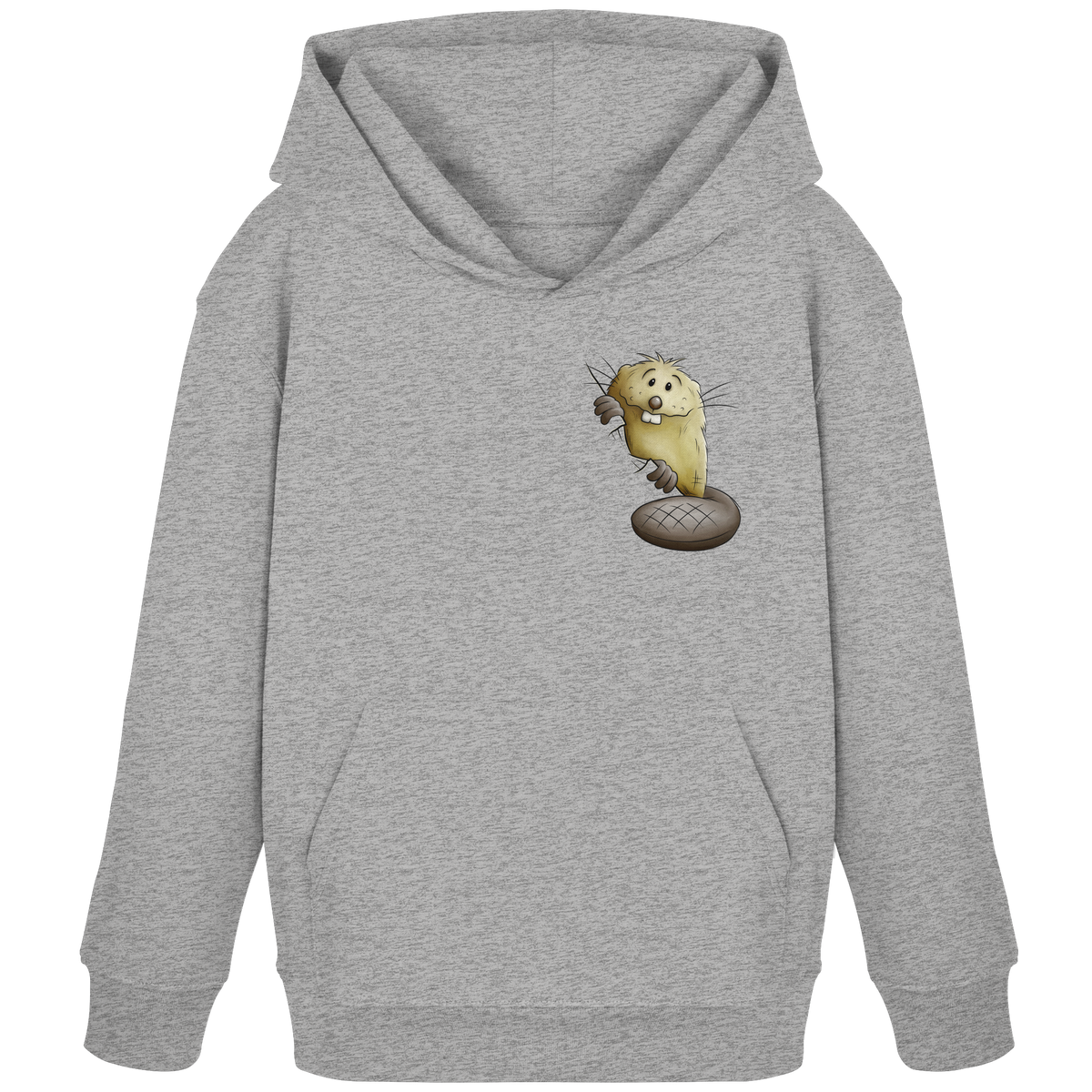 Lustiger frecher Biber - Kids Organic Hoodie